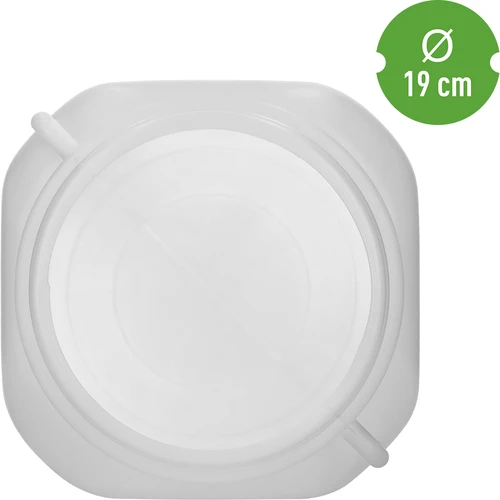 Butoi Pătrat de 20 L, alb, cu mânere, Sterk - 5