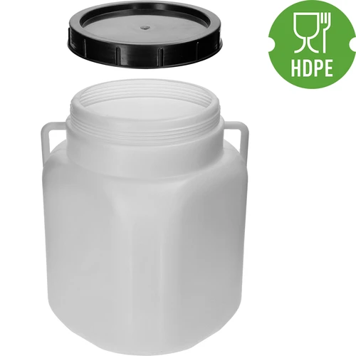 Butoi Pătrat de 30 L, alb, cu mânere, Sterk - 4