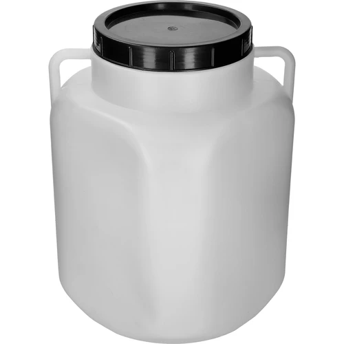 Butoi Pătrat de 50 L, alb, cu mânere 50 L