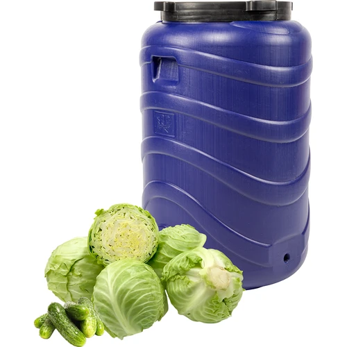 Butoi pentru murături 130 L albastru - 3