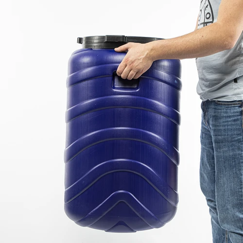 Butoi pentru murături 130 L albastru - 10
