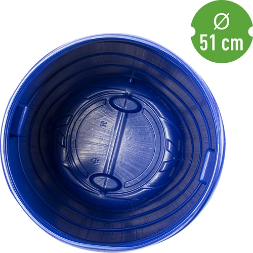 Butoi pentru murături 240 L albastru - 4