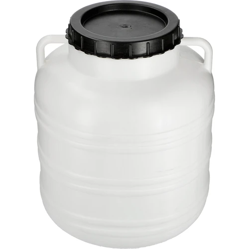 Butoi pentru murături 40L - alb, mânere