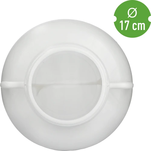 Butoi pentru murături 40L - alb, mânere - 4