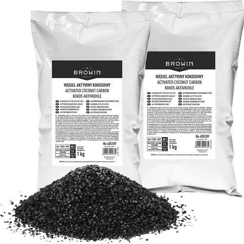 Cărbune activ de cocos 1 kg x 2 - set