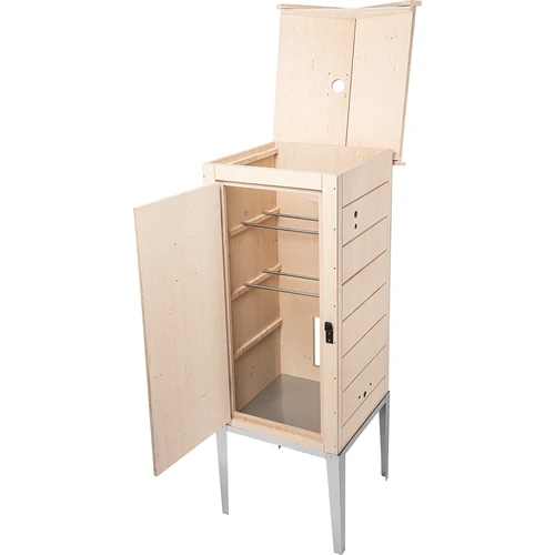 Cameră de afumare din placaj certificat, 200 L, cu bază din inox - 2