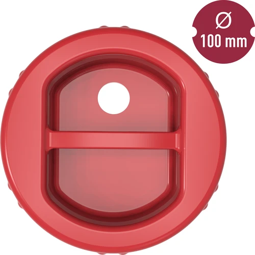 Capac din plastic fi 100 twist-off cu orificiu și dop - 3