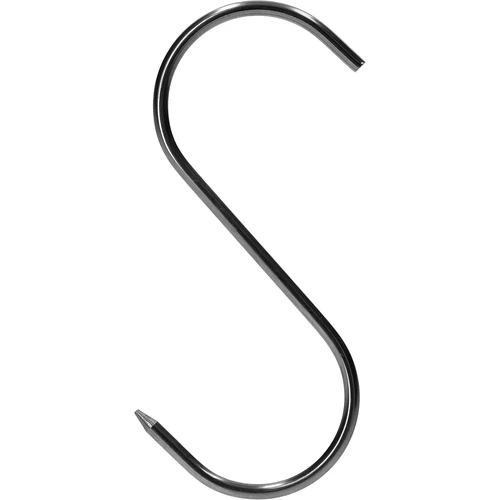Cârlige pentru afumare - tip S, ascuțite, 3 mm x 100 mm, 5 buc. - 4