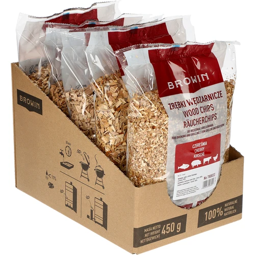 Chipsuri pentru afumare/grătar, din lemn de cireș, 450 g, clasa 2 - 2