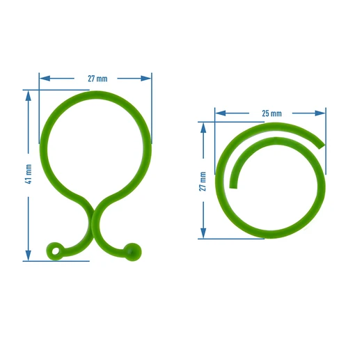 Cleme din plastic pentru prinderea plantelor, mix 50 buc. - 5