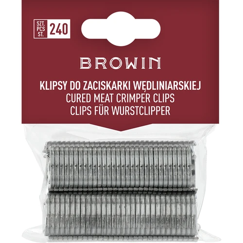 Cleme pentru mașina de clipsat mezeluri - 240 buc.