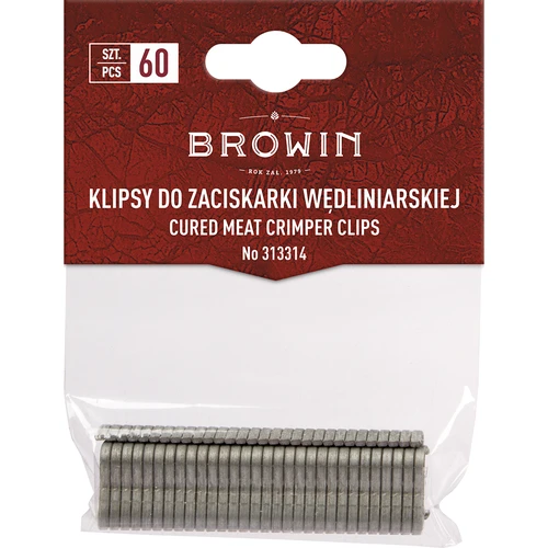 Cleme pentru sertizor de mezeluri - 60 buc.