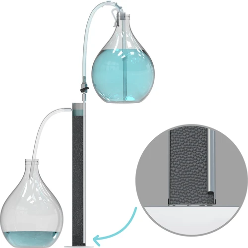 Coloană de filtrare premium din oțel inoxidabil, cu accesorii și cărbune activ incluse - 11