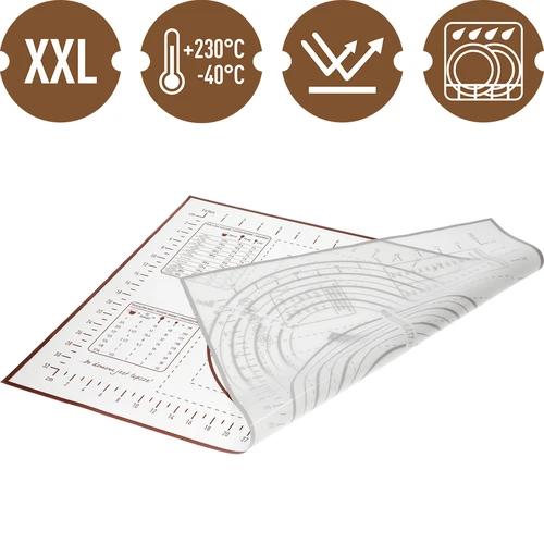 Covor de silicon – planșetă cu imprimare: șabloane și calculator culinar - 2