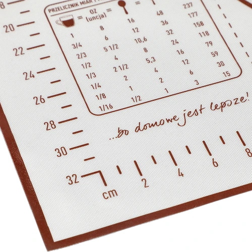 Covor de silicon – planșetă cu imprimare: șabloane și calculator culinar - 4