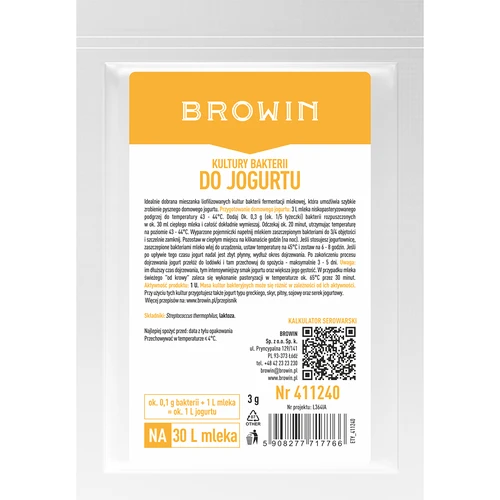 Culturi bacteriene pentru iaurt