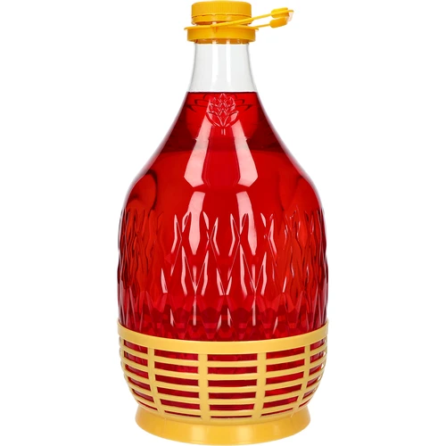 Damigeană Dama 5 L PET, cu capac cu filet, mâner și coșuleț - 2