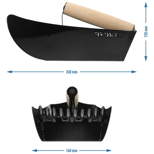 Dispozitiv de cules fructe mici, metalic negru - 10