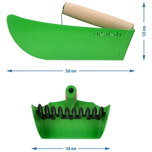 Dispozitiv de cules fructe mici, metalic verde - 9