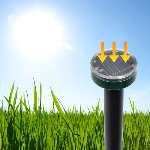 Alungător solar pentru cârtițe – protecție eficientă, sigură și umană pentru grădină, 1 buc. - 10