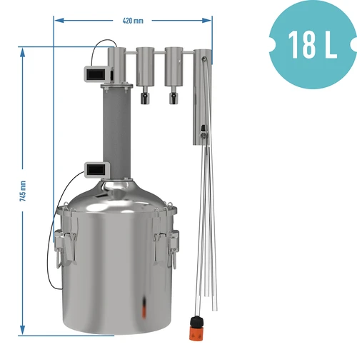 Distilator modular 18 L Munin convex - 13