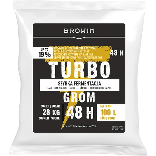 Drojdie de distilare Turbo Grom 48h 100L
