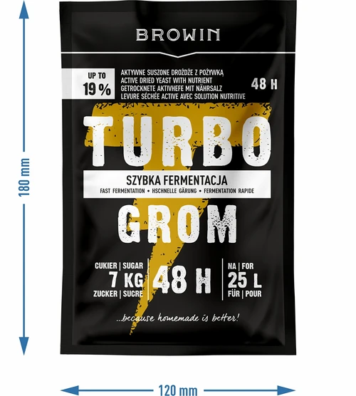 Drojdie de distilare Turbo Grom 48h - 4