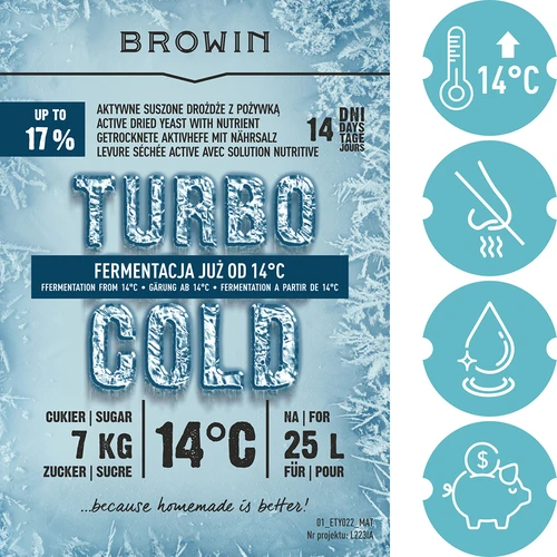 Drojdie Turbo Cold 120 g - 5