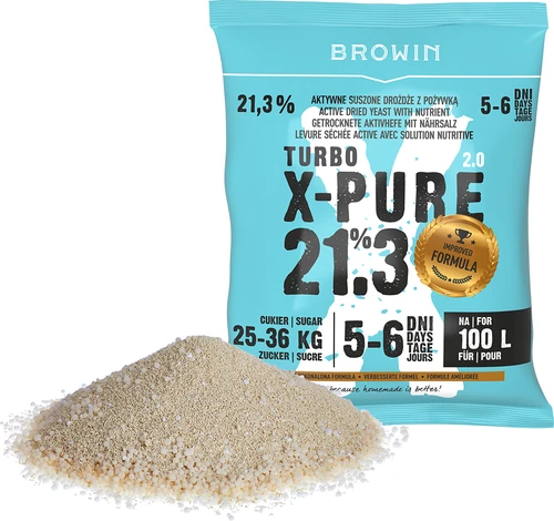 Drojdie Turbo X-Pure 21,3%, 100 L - 3
