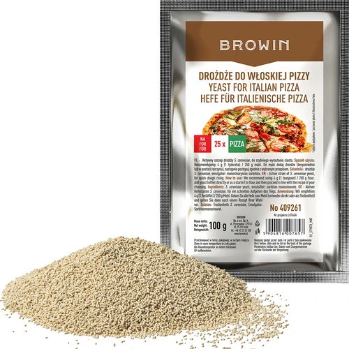 Drojdie uscată pentru pizza italiană - 100 g - 2
