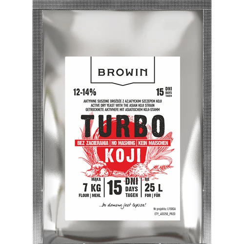 Drojdii distilerie Turbo Koji, 50 g (fără fermentare!)