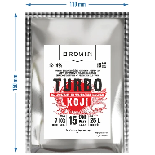 Drojdii distilerie Turbo Koji, 50 g (fără fermentare!) - 7