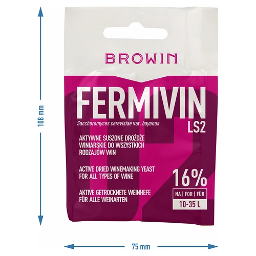 Drojdii pentru vin Fermivin LS2, 7 g - 3