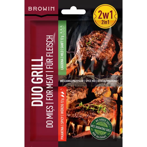 Duo Grill pentru carne, amestec de condimente 2 în 1, 2 x 12 g