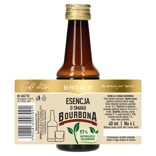 Esență cu aromă de Bourbon pentru 4 L, 40 ml - 5
