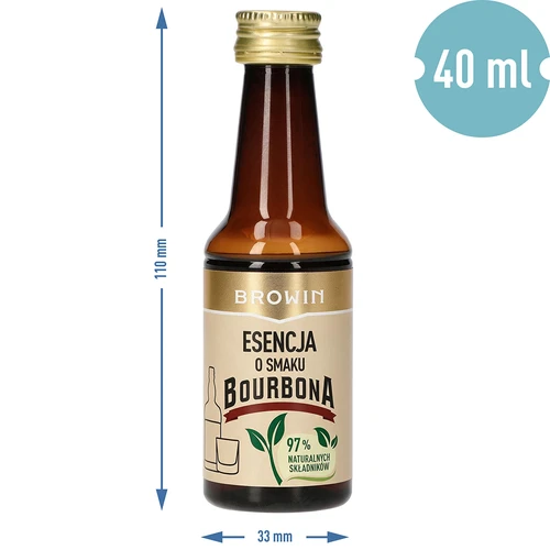 Esență cu aromă de Bourbon pentru 4 L, 40 ml - 8