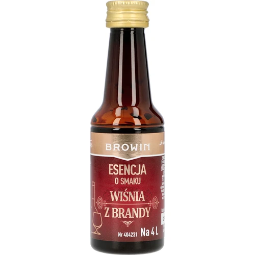 Esență cu aromă de Cireșe cu brandy, 40 ml - pentru 4 L