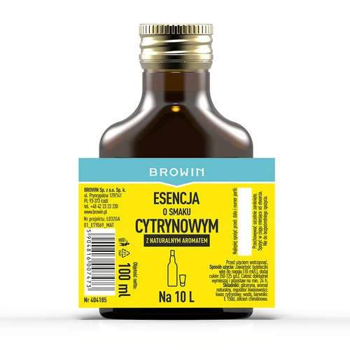 Esență cu aromă de lămâie cu aromă naturală pentru 10 L - 100 ml - 4