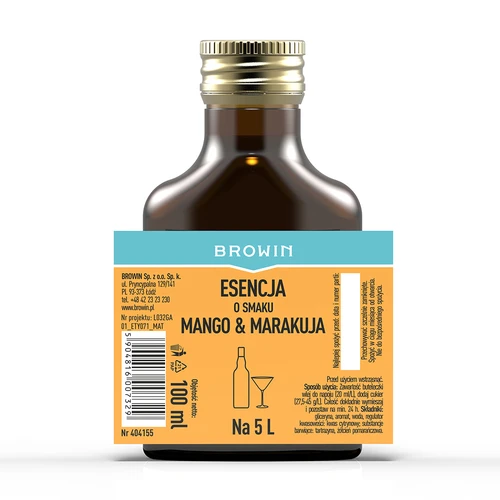 Esență cu aromă de mango & maracuja pentru 5 L, 100 ml - 4