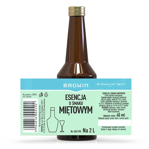 Esență cu aromă de mentă pentru 2 L - 40ml - 4