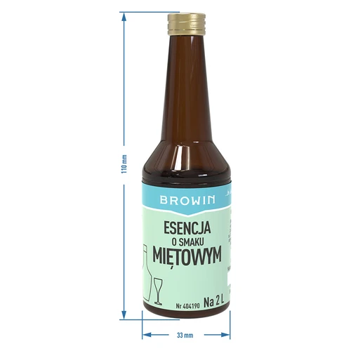 Esență cu aromă de mentă pentru 2 L - 40ml - 5
