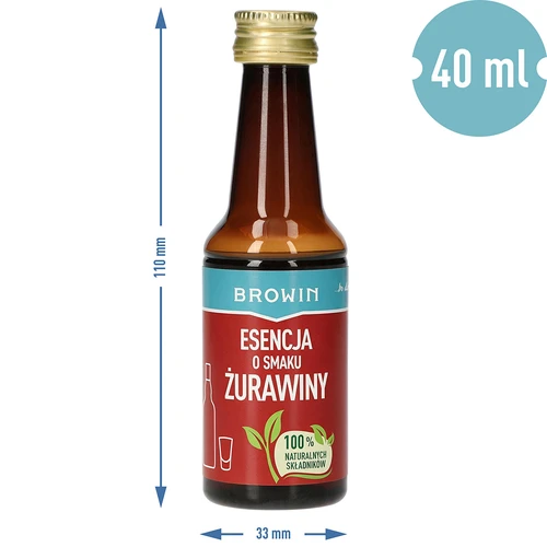 Esență cu aromă de merișor pentru 4 L - 40 ml - 8