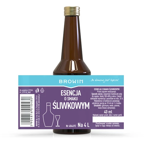 Esență cu aromă de prune pentru 4 L, 40 ml - 4