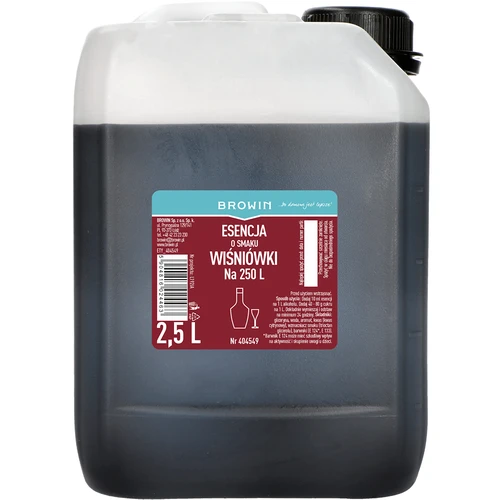 Esență cu aromă de vișinată, 2,5 L pentru 250 L de băutură gata