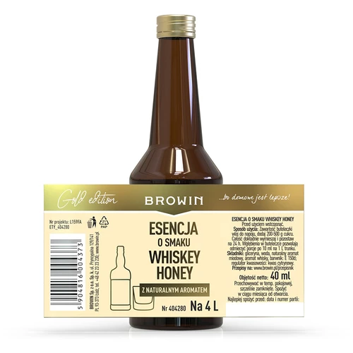 Esență cu aromă de Whiskey Honey pentru 4 L - 40 ml - 7