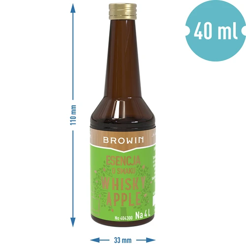 Esență cu aromă de Whisky Apple - 40 ml, pentru 4 L - 7