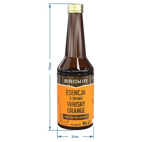 Esență cu aromă de whisky și portocală pentru 4 L - 40 ml - 8