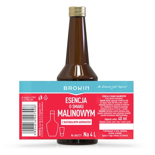 Esență cu aromă naturală de zmeură pentru 4 L - 40 ml - 6