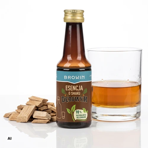 Esență cu gust de stejar, cu aromă și extract naturale - 40 ml, pentru 4 L - 4
