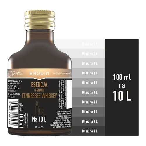 Esență cu aromă de Tennessee whiskey pentru 10 L - 100 ml - 5